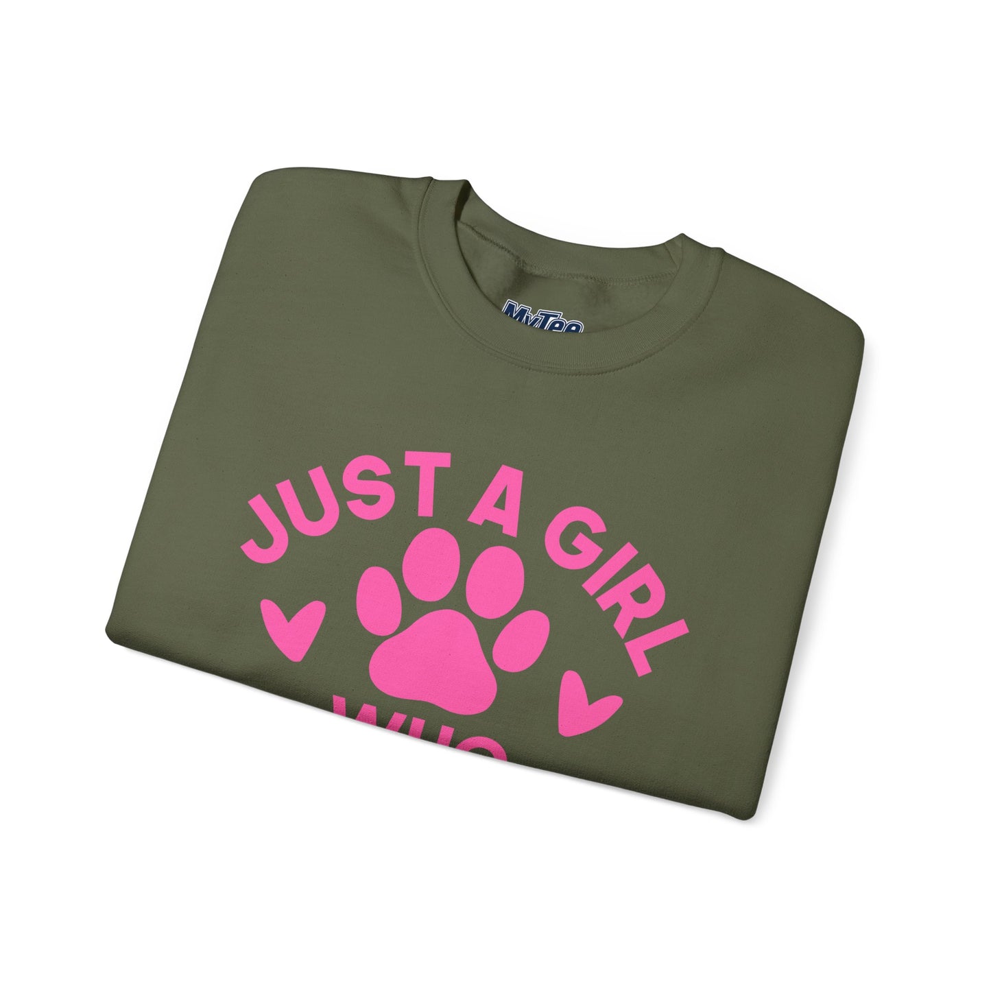 Just a Girl Who Loves Dogs Sweatshirt | Gift For Dog Mom