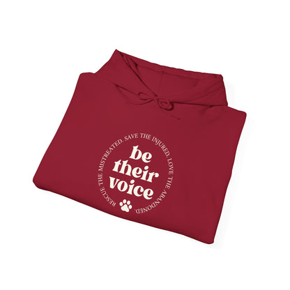 Be Their Voice Unisex Hoodie | Animal Advocacy Apparel