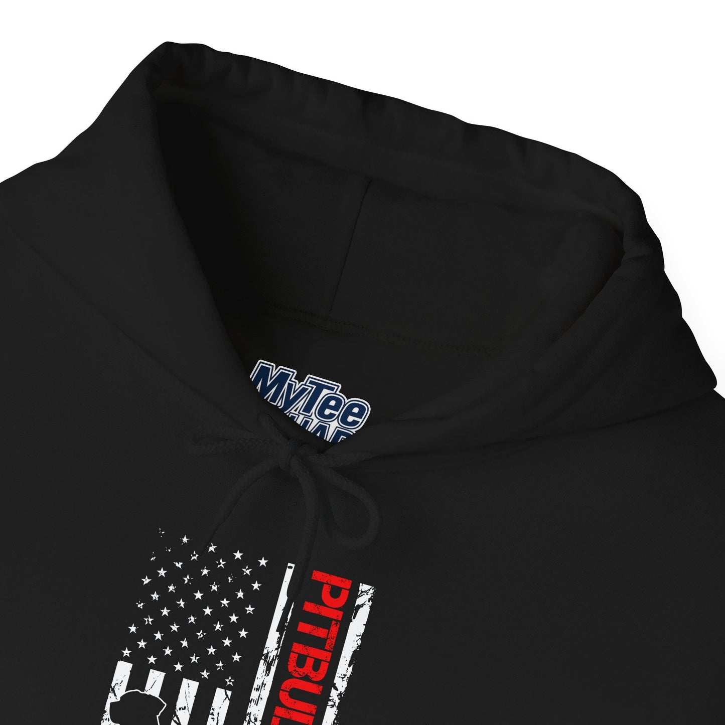 Patriotic Pitbull Dad Hoodie - Gift for Father's Day