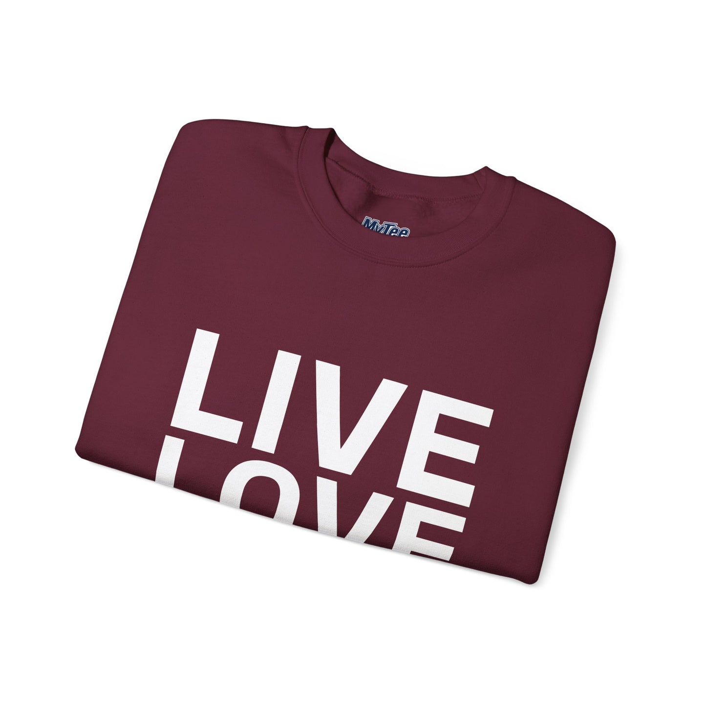 Live Love Rescue Sweatshirt - Unisex Cozy Crewneck, Pet Lover Gift