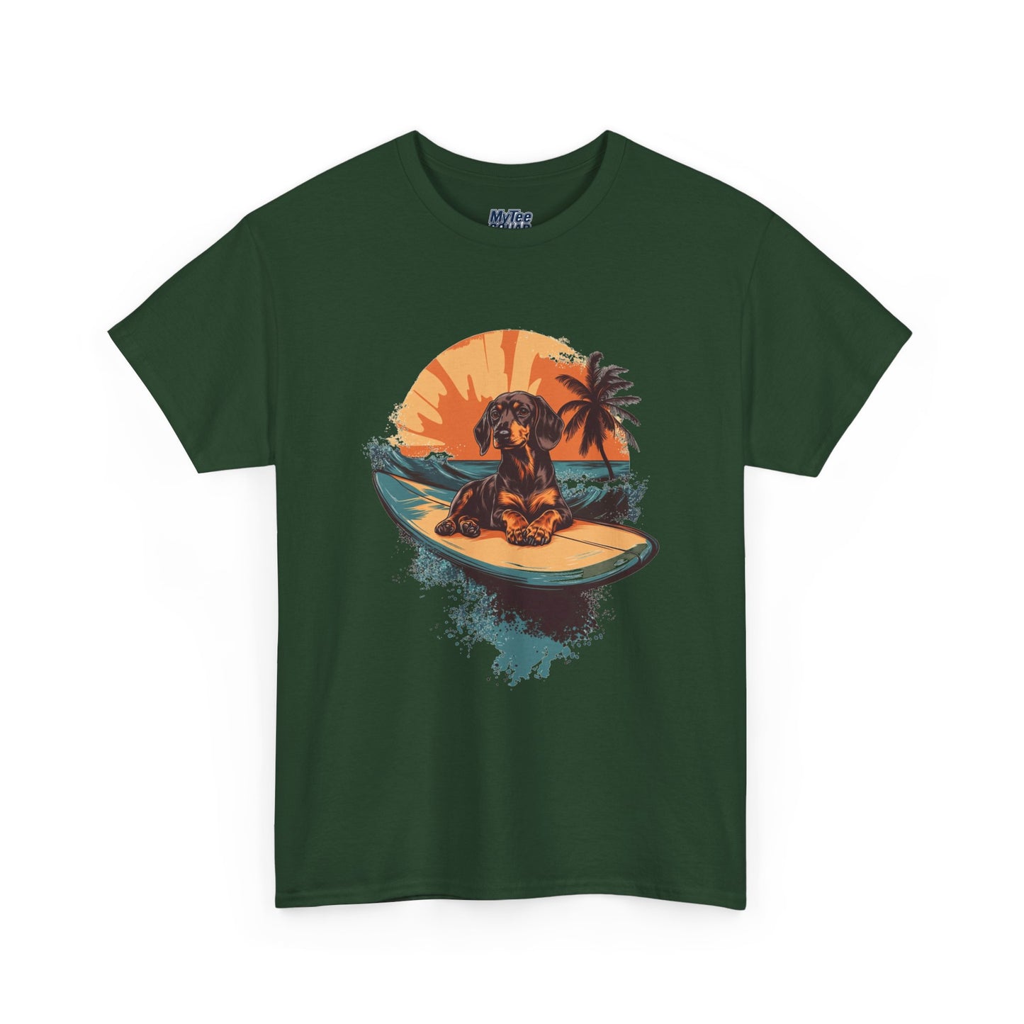 Dachshund Beach Vibes T-Shirt – Chill Summer Dog Style