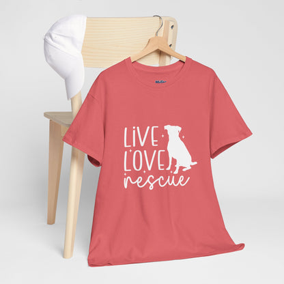 Live Love Rescue Dog Lover Unisex T-shirt