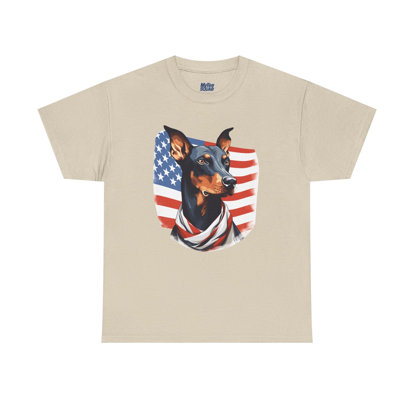 Patriotic Doberman Pinscher Unisex T-Shirt