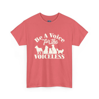 Be A Voice For The Voiceless Unisex T-Shirt | Empowering Animal Rescue Tee