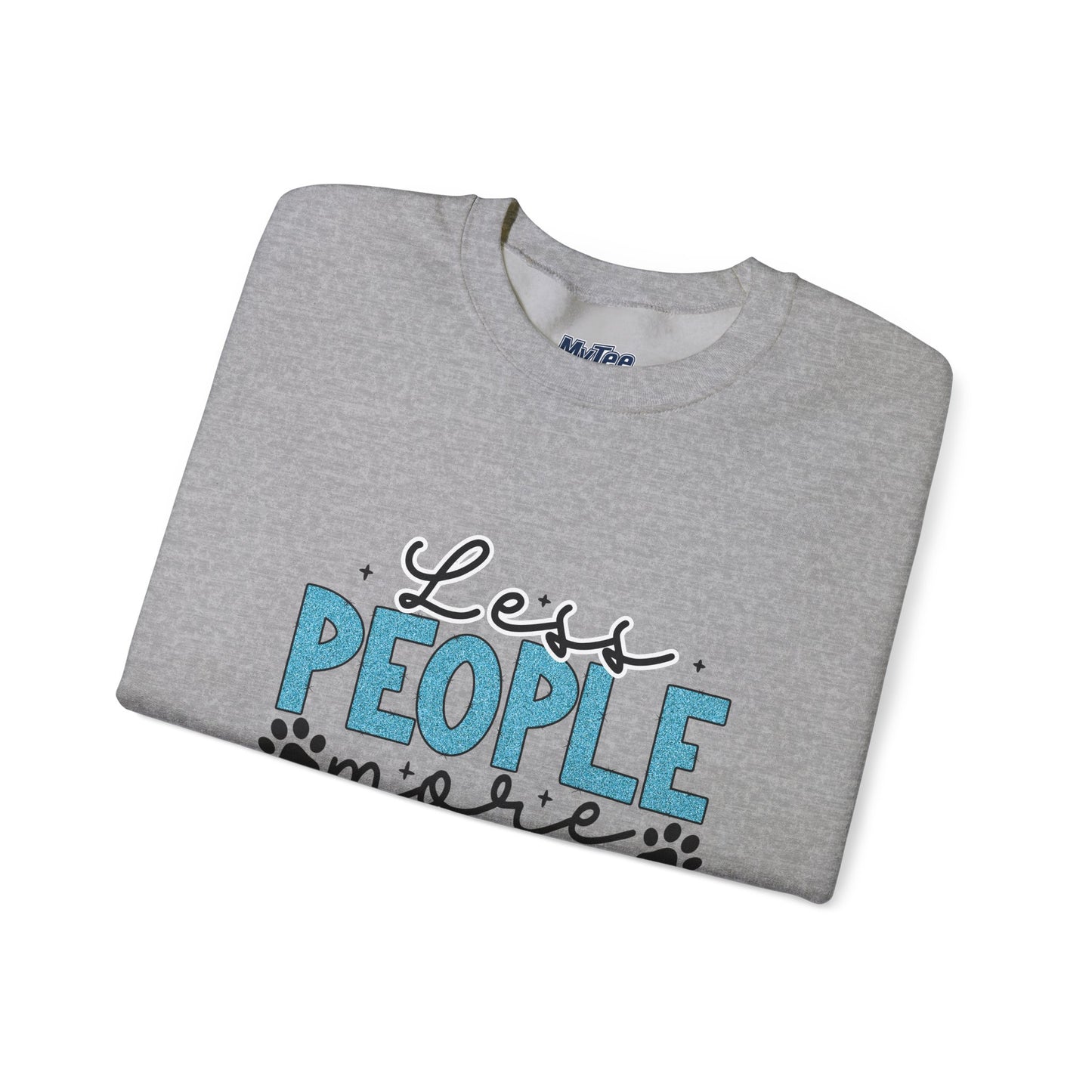 Less People More Dogs Unisex Crewneck Sweatshirt | Pet Owner Gift