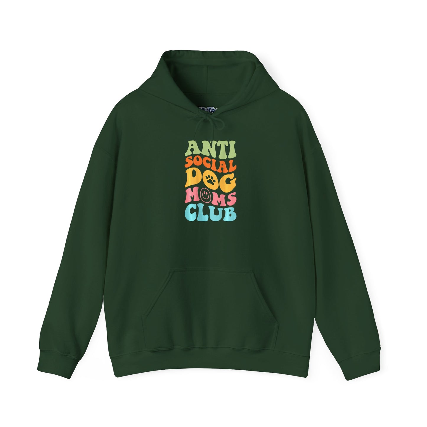 Anti-Social Dog Moms Club Hoodie | Perfect For Casual Outings