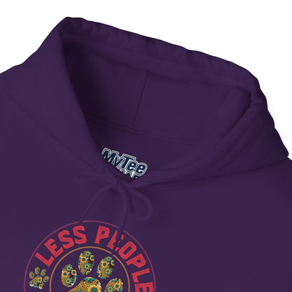 Less People More Dog Unisex Hoodie | Cozy Pet Lover Apparel