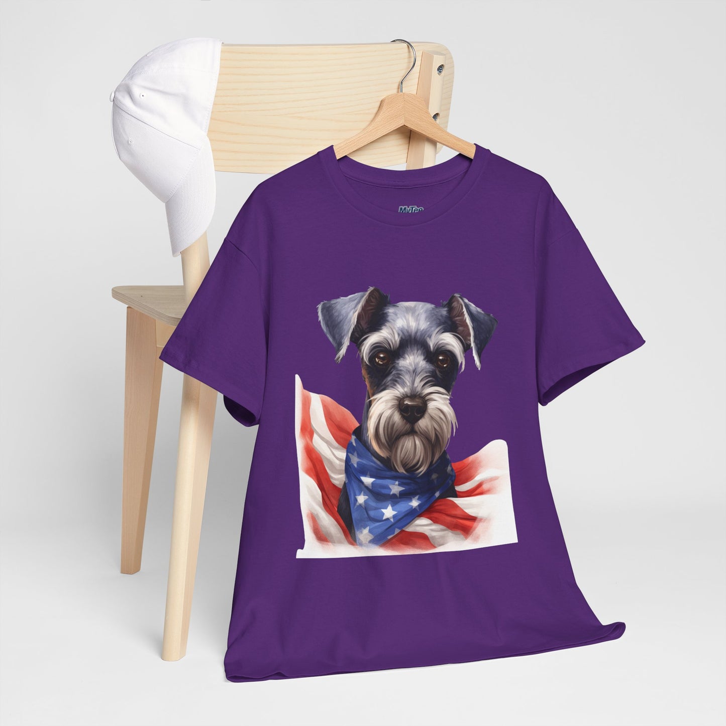 Patriotic Miniature Schnauzer Unisex T-Shirt