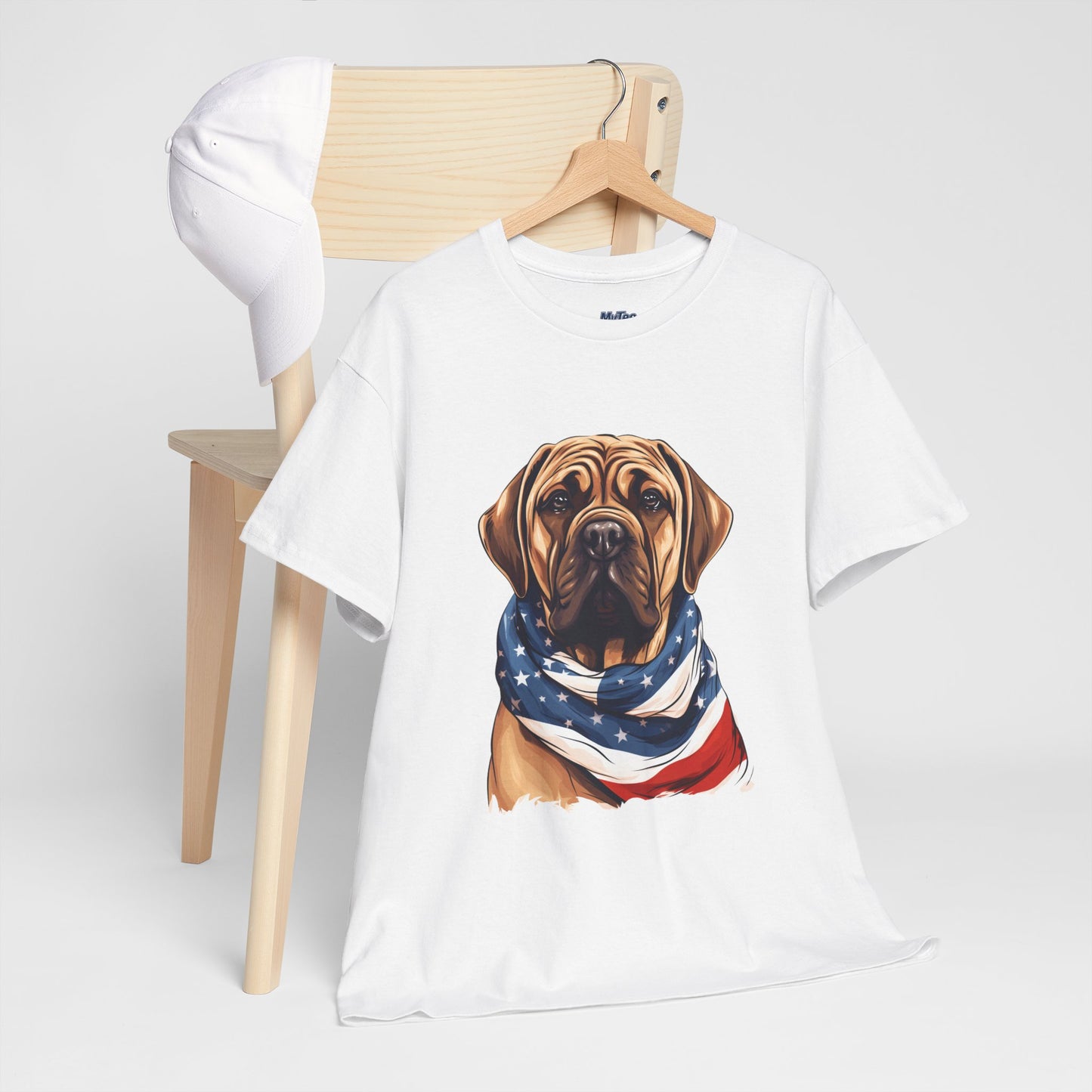 Patriotic Mastiff Unisex T-Shirt