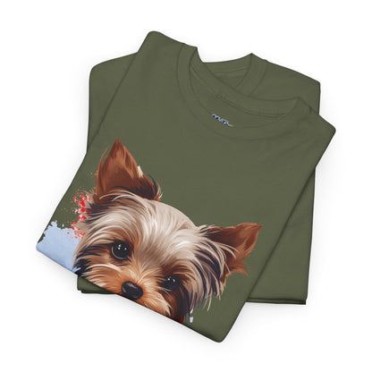 Patriotic Yorkshire Terrier Unisex T-Shirt