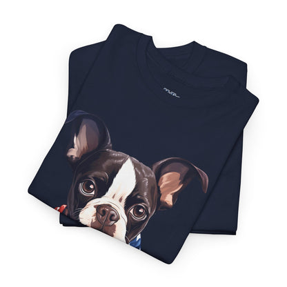 Patriotic Boston Terrier Unisex T-Shirt