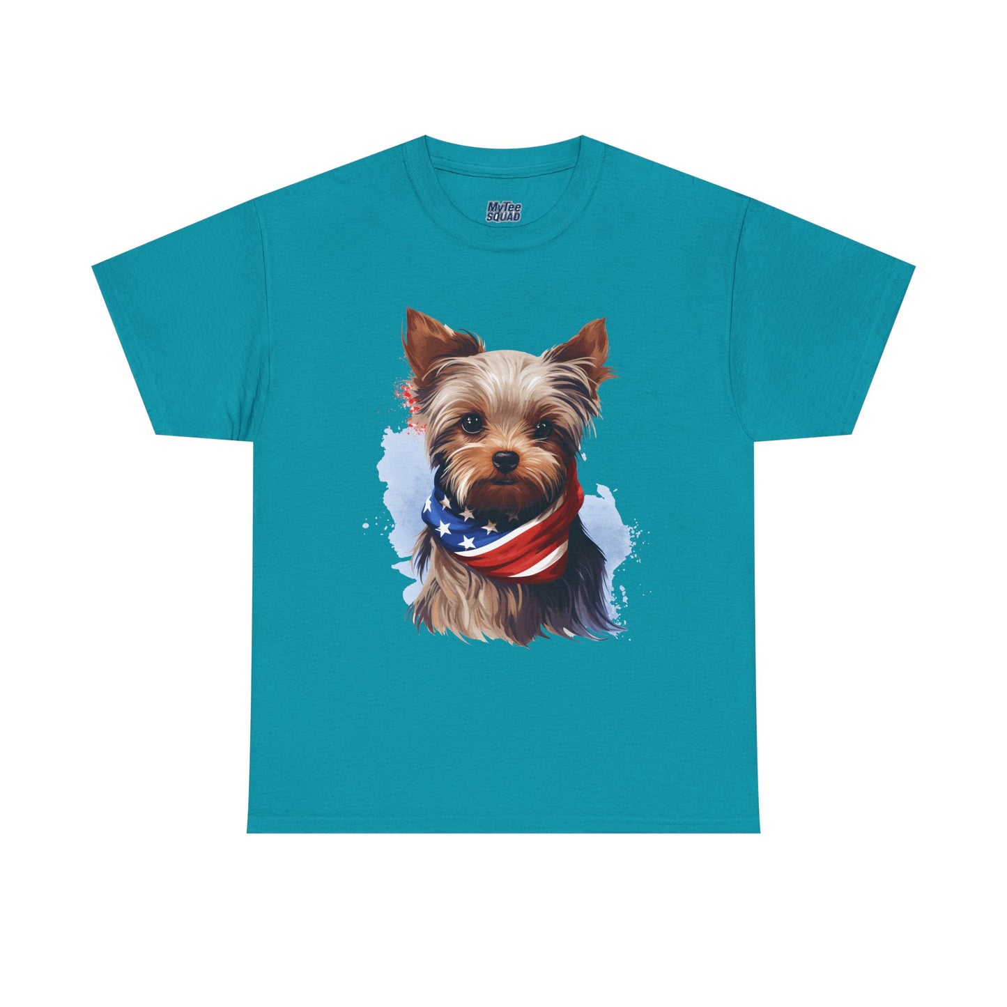 Patriotic Yorkshire Terrier Unisex T-Shirt
