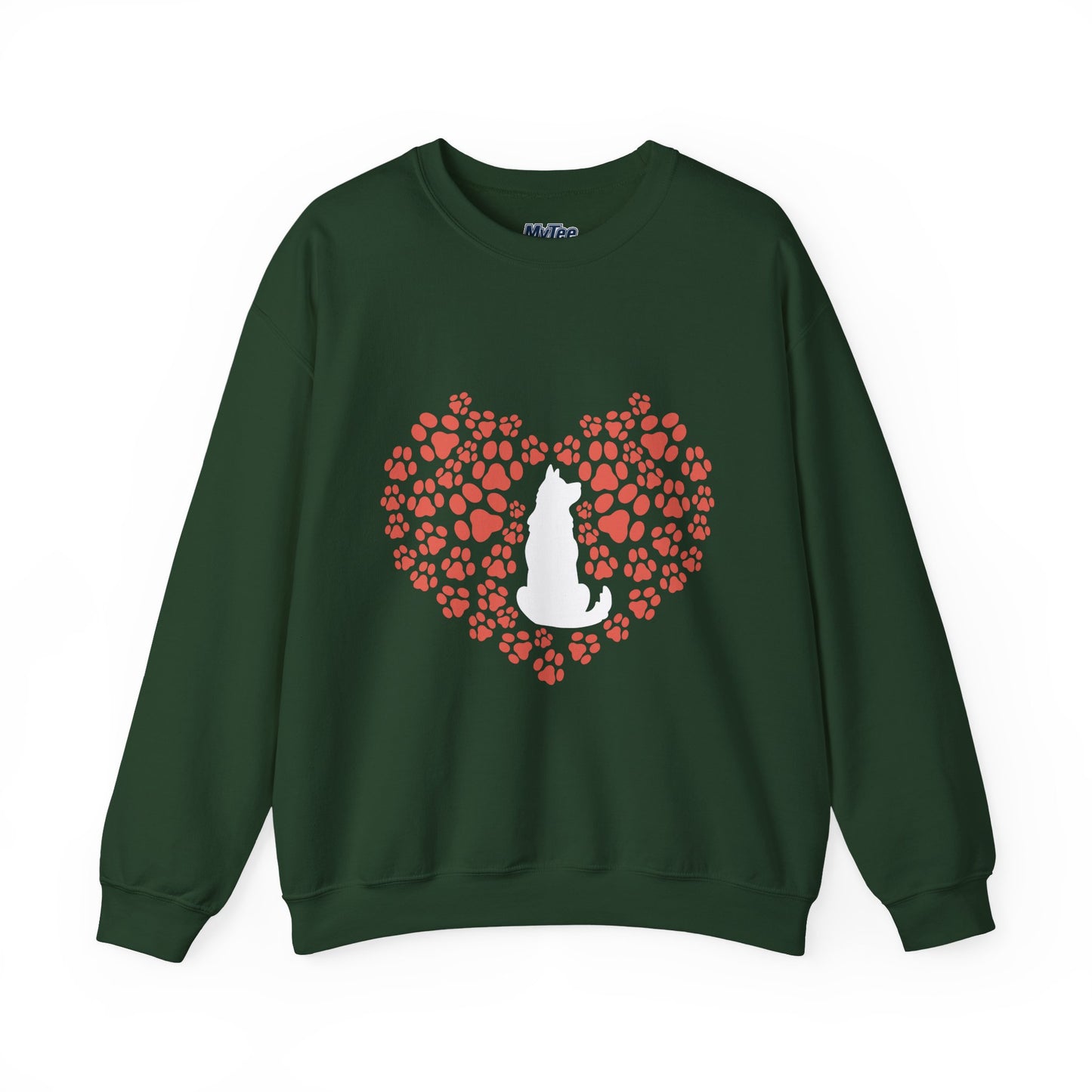 Cat Lover's Heart Crewneck Sweatshirt