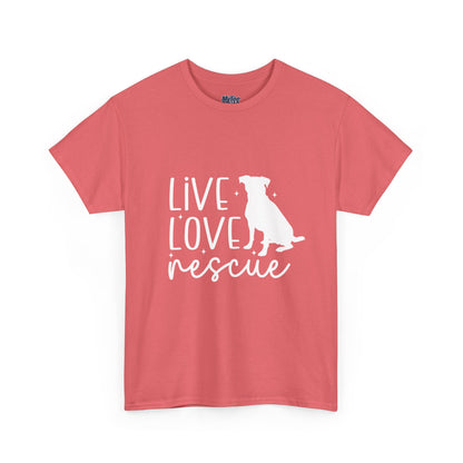 Live Love Rescue Dog Lover Unisex T-shirt