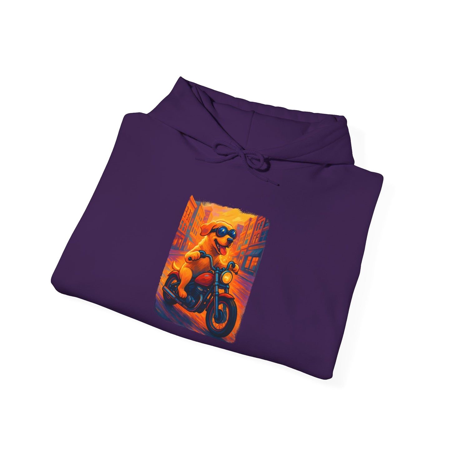 Labrador Urban Rider Hoodie – Edgy Dog Cozy Vibes