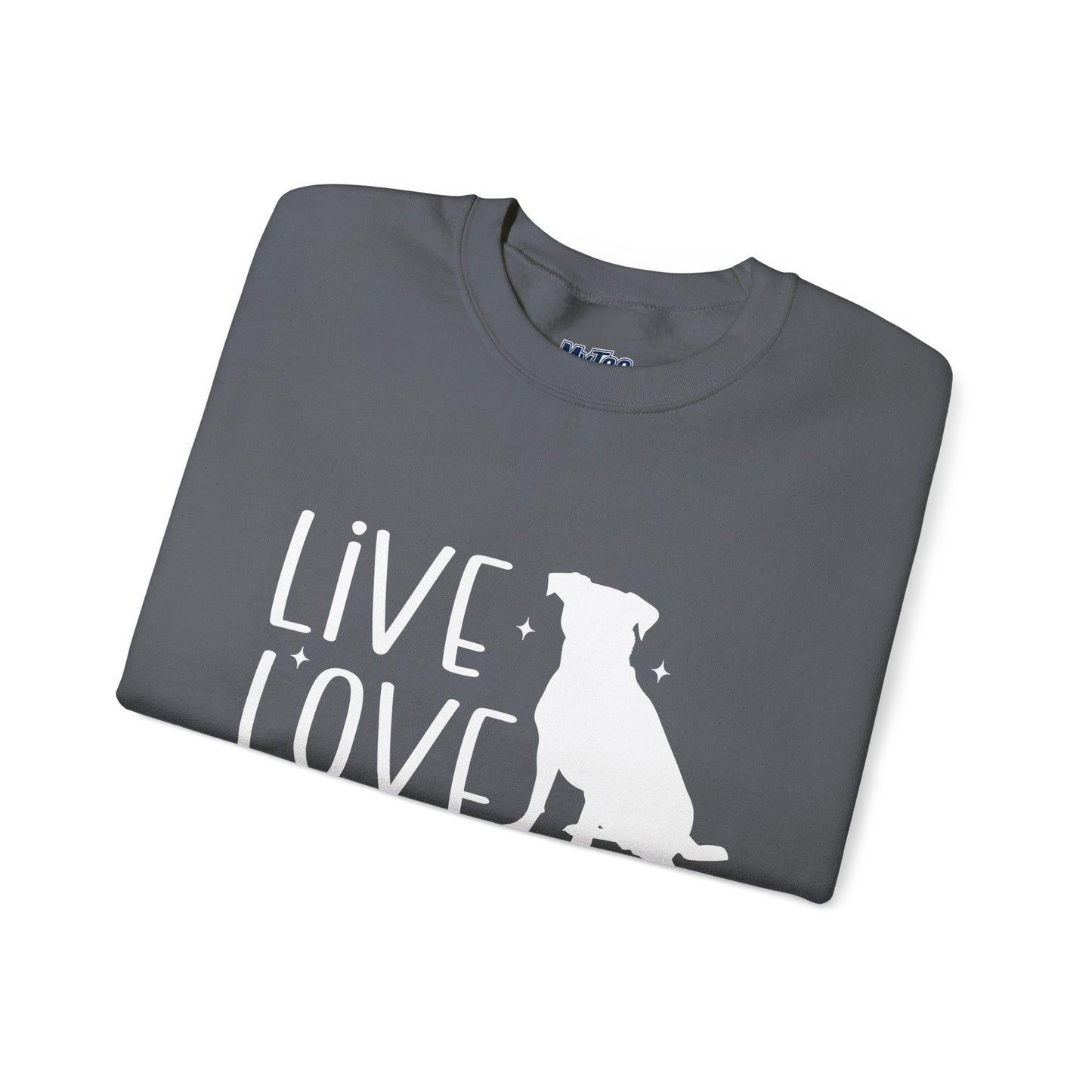 Live Love Rescue Crewneck Sweatshirt | Cozy Pet-Lover Gift