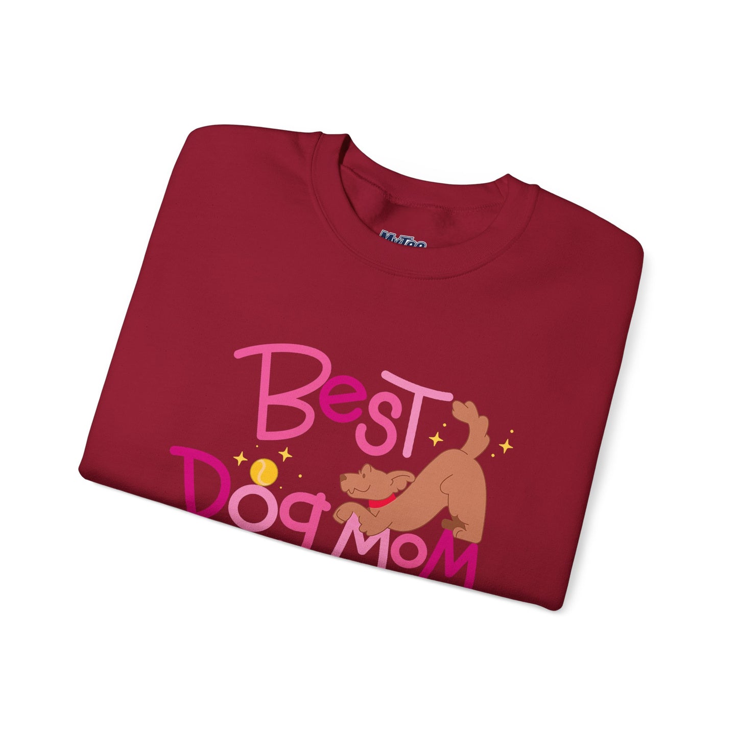 Best Dog Mom Ever Crewneck Sweatshirt | Gift For Dog Moms
