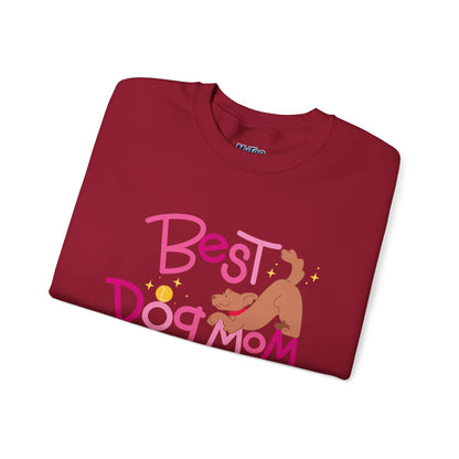 Best Dog Mom Ever Crewneck Sweatshirt | Gift For Dog Moms