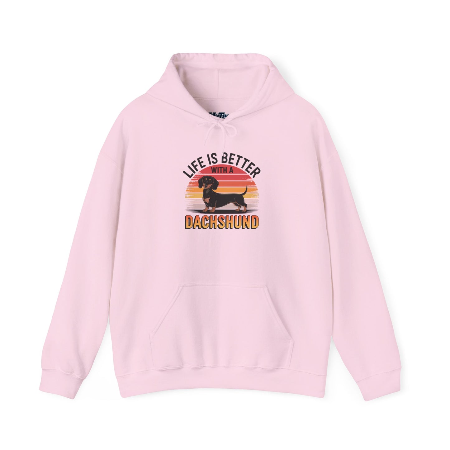 Life Is Better With A Dachshund Unisex Hoodie – Dog Lover Retro Pullover