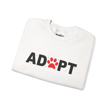 Adopt Themed Unisex Crewneck Sweatshirt - Comfortable Casual Wear