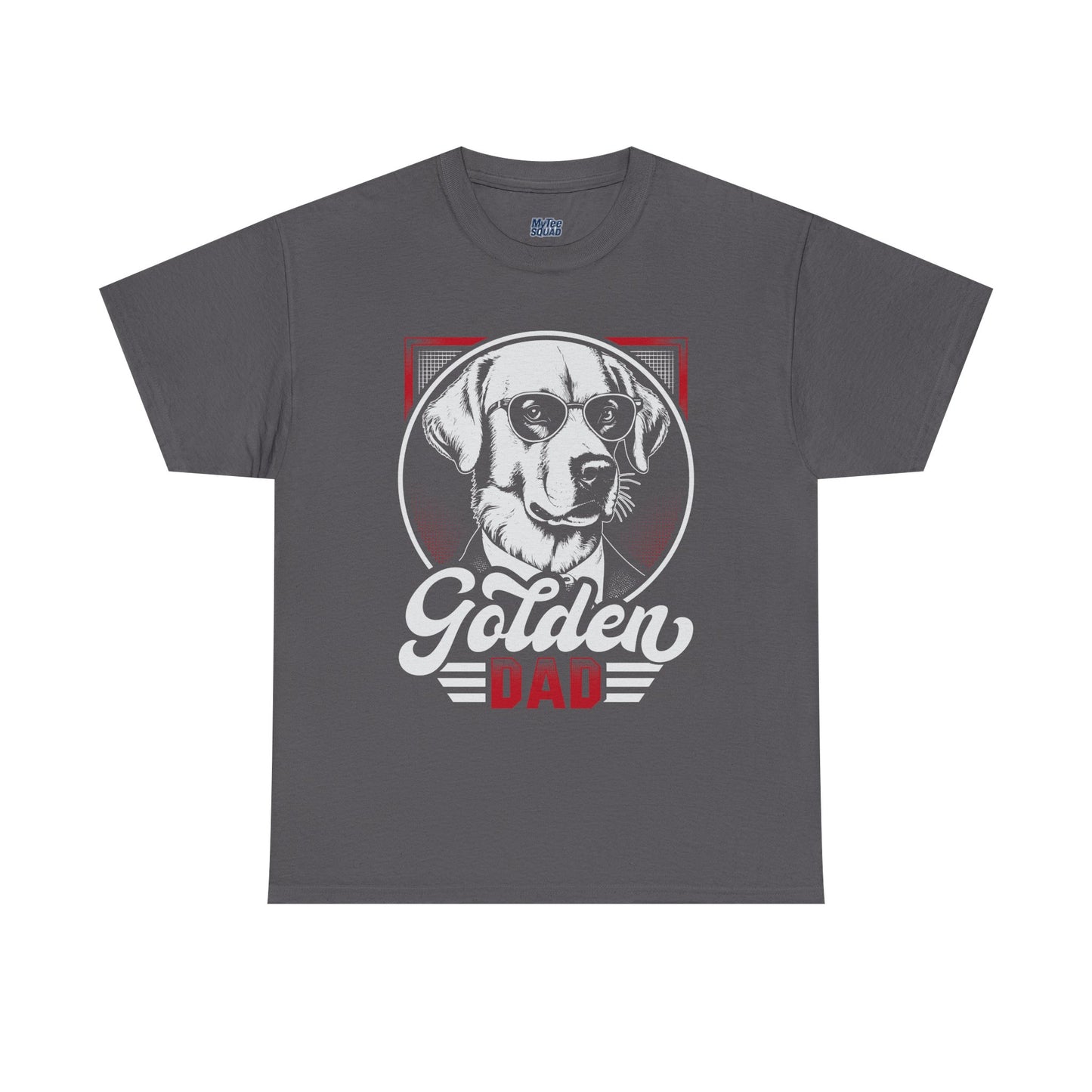 Golden Dad, Golden Retriever T-Shirt | Best For Dog Dad