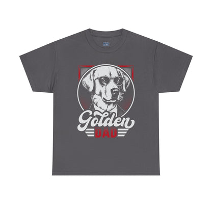 Golden Dad, Golden Retriever T-Shirt | Best For Dog Dad