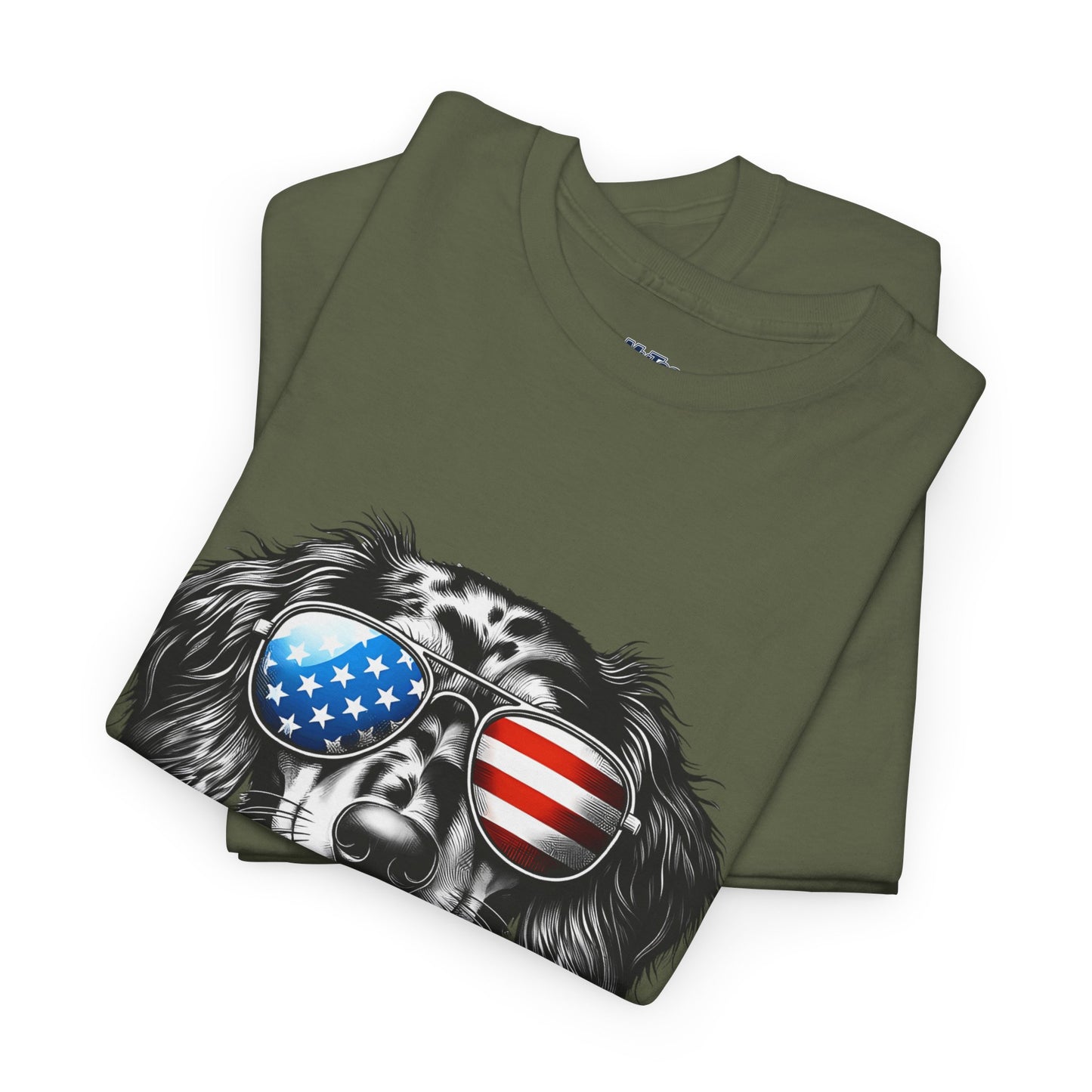 Patriotic Dachshund with Sunglasses Unisex T-Shirt
