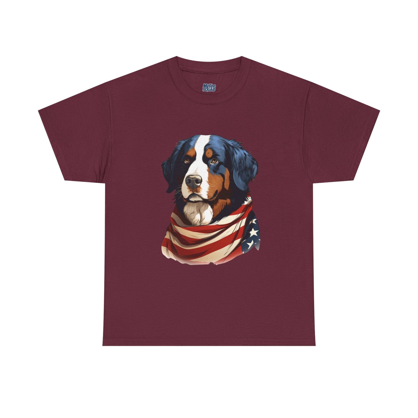 Patriotic Bernese Mountain Unisex T-Shirt