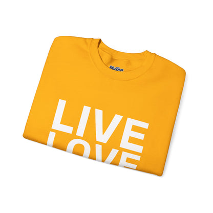 Live Love Rescue Sweatshirt - Unisex Cozy Crewneck, Pet Lover Gift