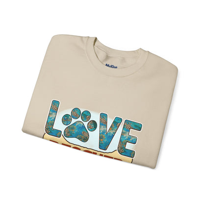Love Rescued Me Unisex Sweatshirt | Cozy Pet Lover Gift