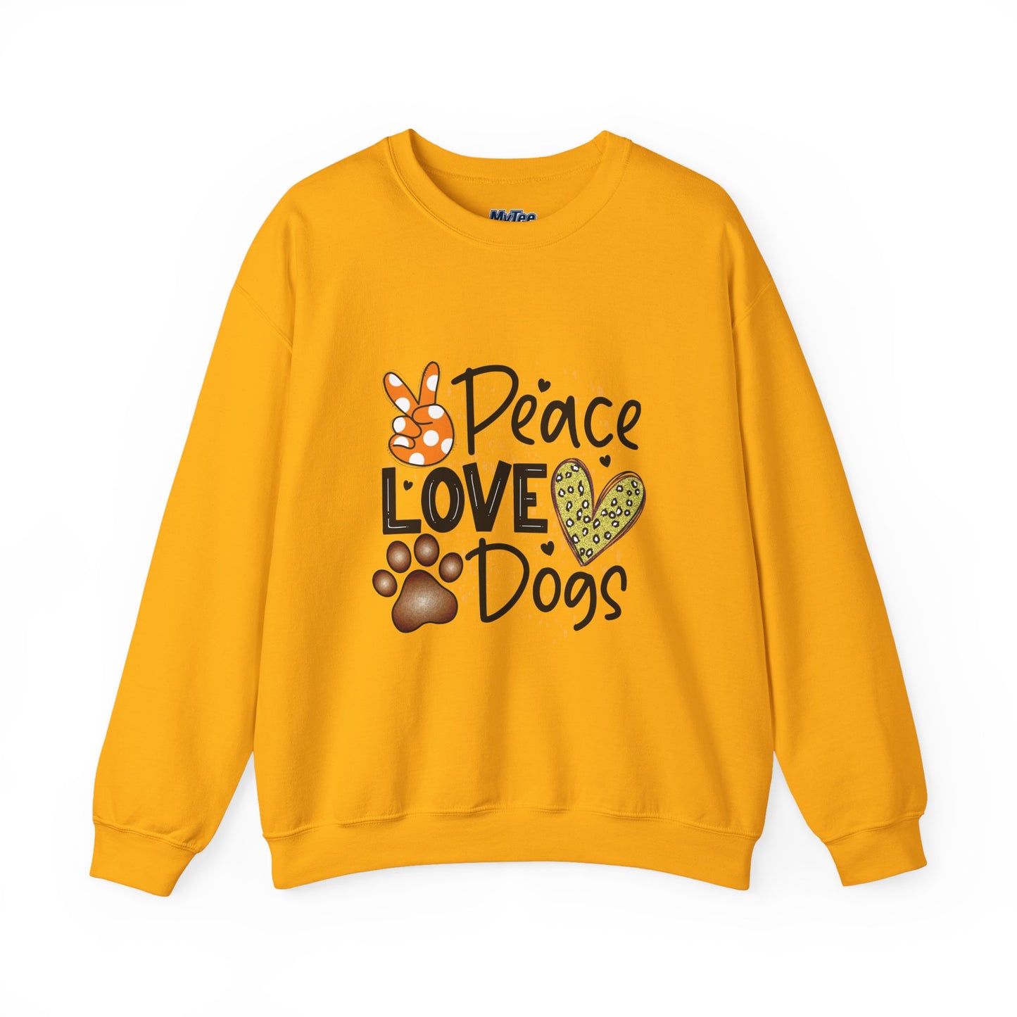 Peace, Love & Dogs Sweatshirt | Perfect Gift for Dog Lovers | Cozy Casual Wear | Pet Lover Apparel