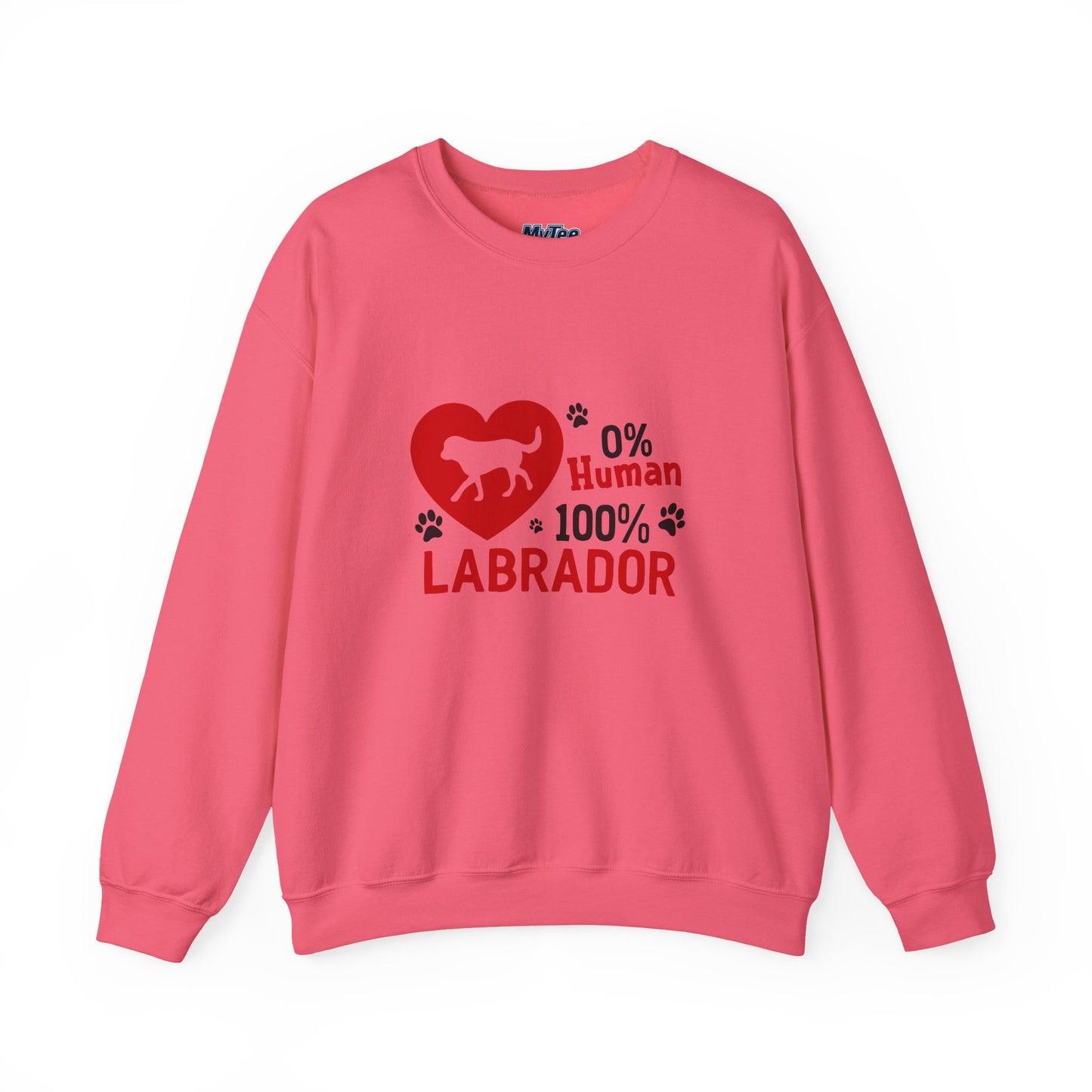0% Human 100% Labrador Unisex Sweatshirt