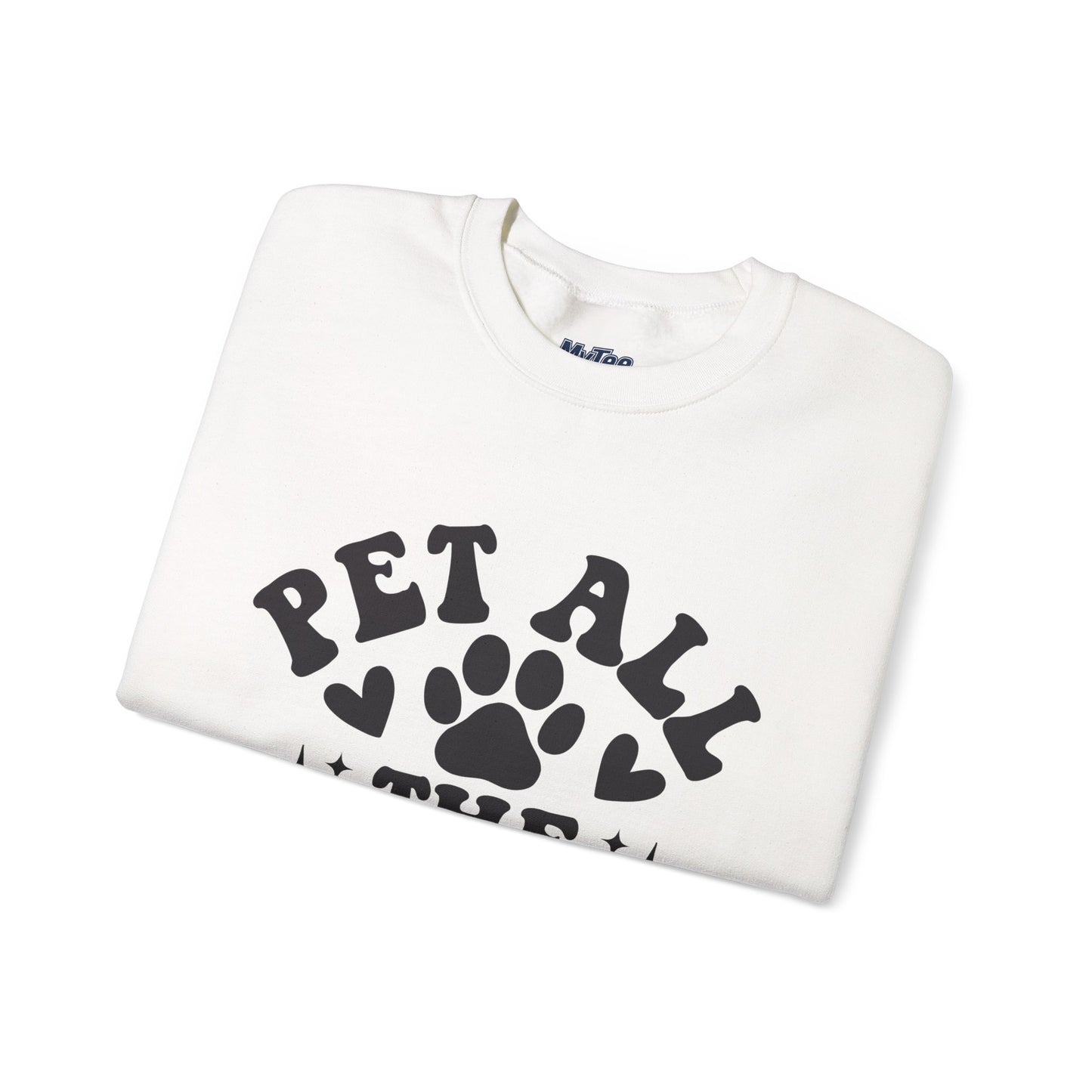Pet All The Dogs Crewneck Sweatshirt | Cozy Dog Lover Gift
