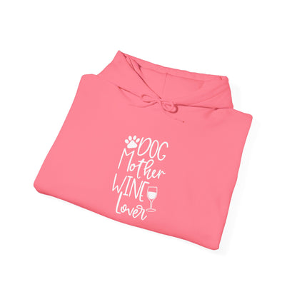 Dog Mother Wine Lover Hoodie | Gift For Dog Moms