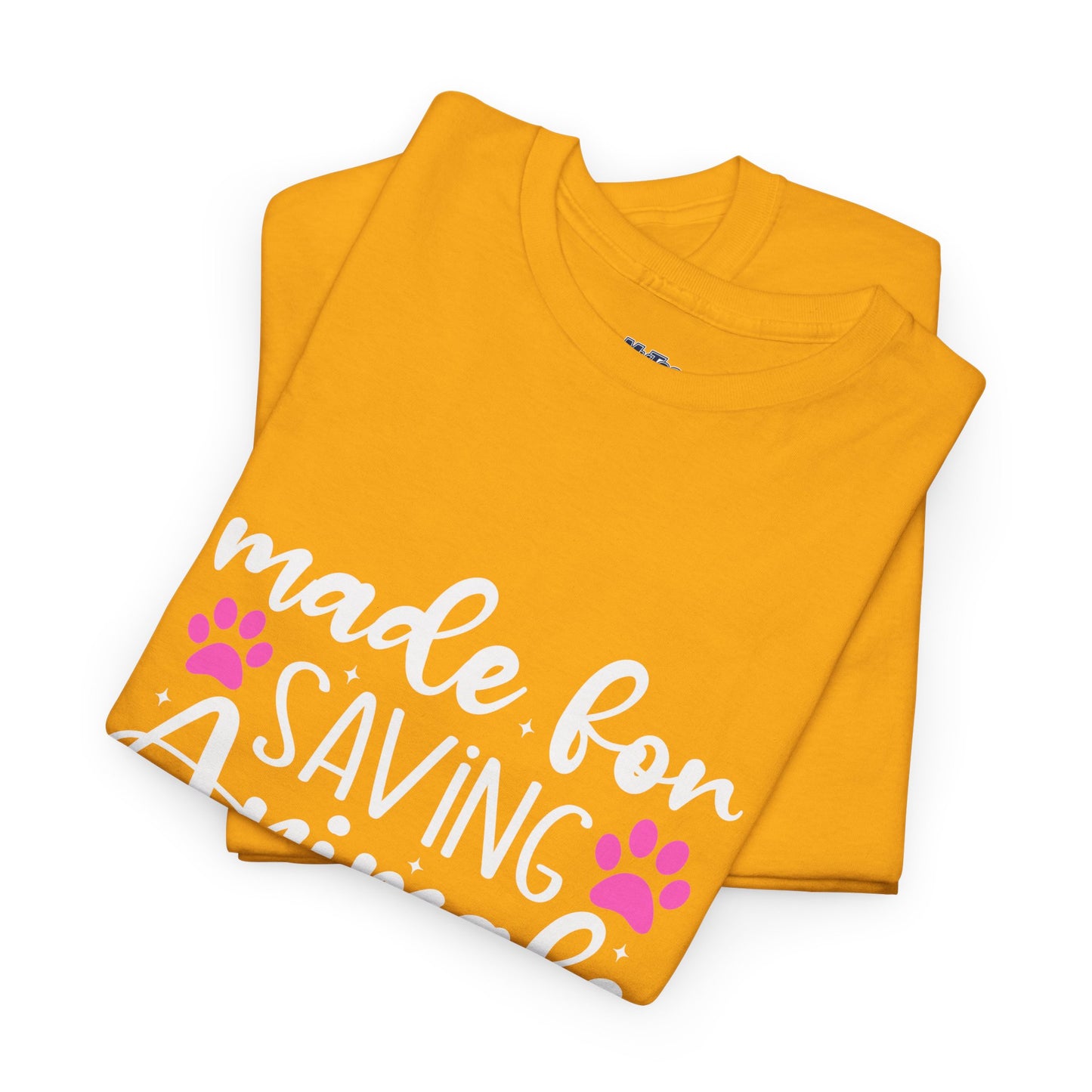 Made For Saving Animals Unisex Cotton T-Shirt | Dog Lover
