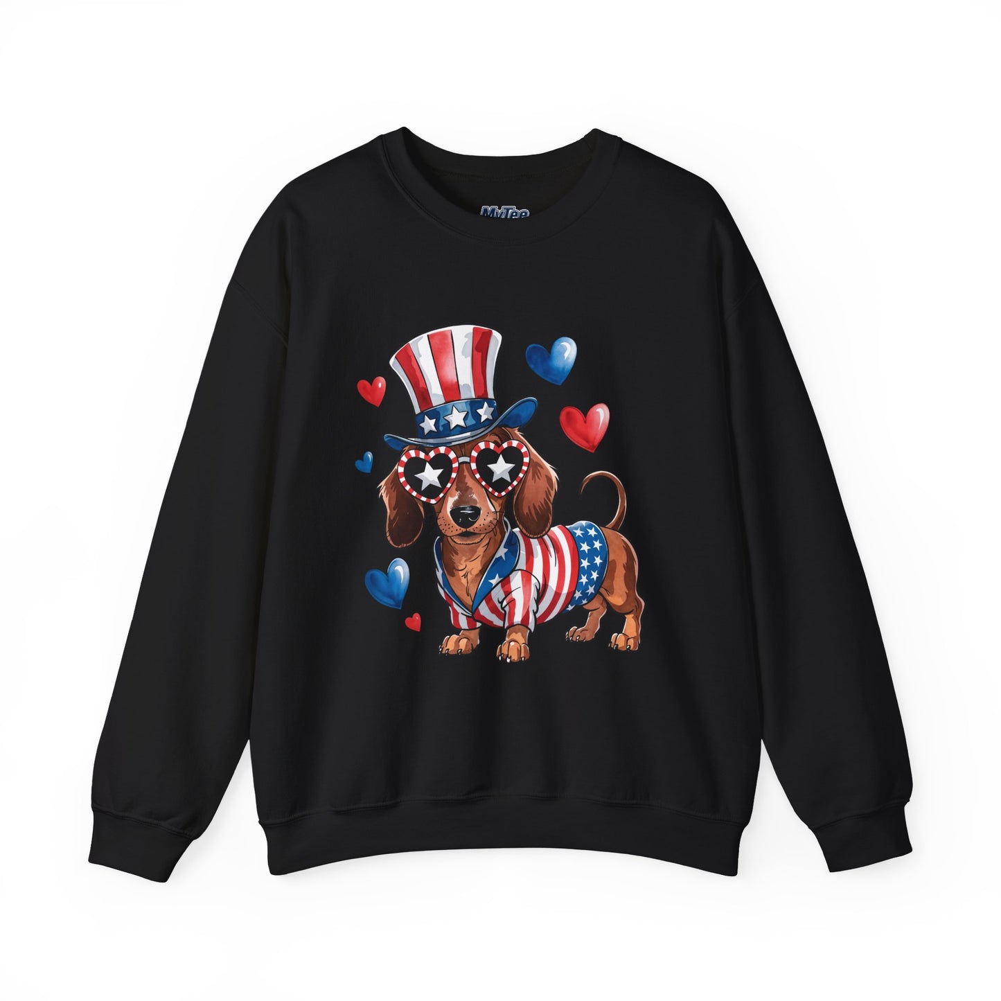Patriotic Dachshund Dog Unisex Sweatshirt