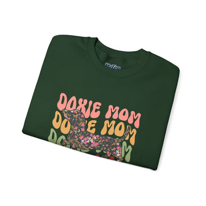 Doxie Mom Vibes Sweatshirt – For Stylish Wiener Dog Parents