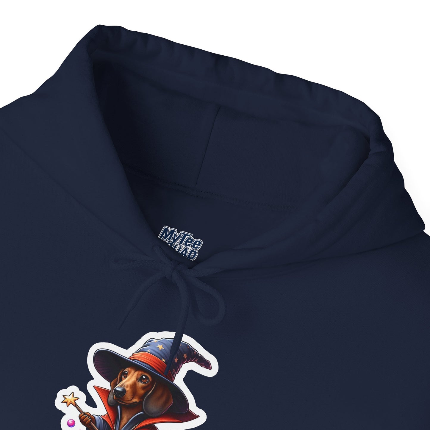 Dachshund Wizard Unisex Hoodie – Bewitching Dog Graphic
