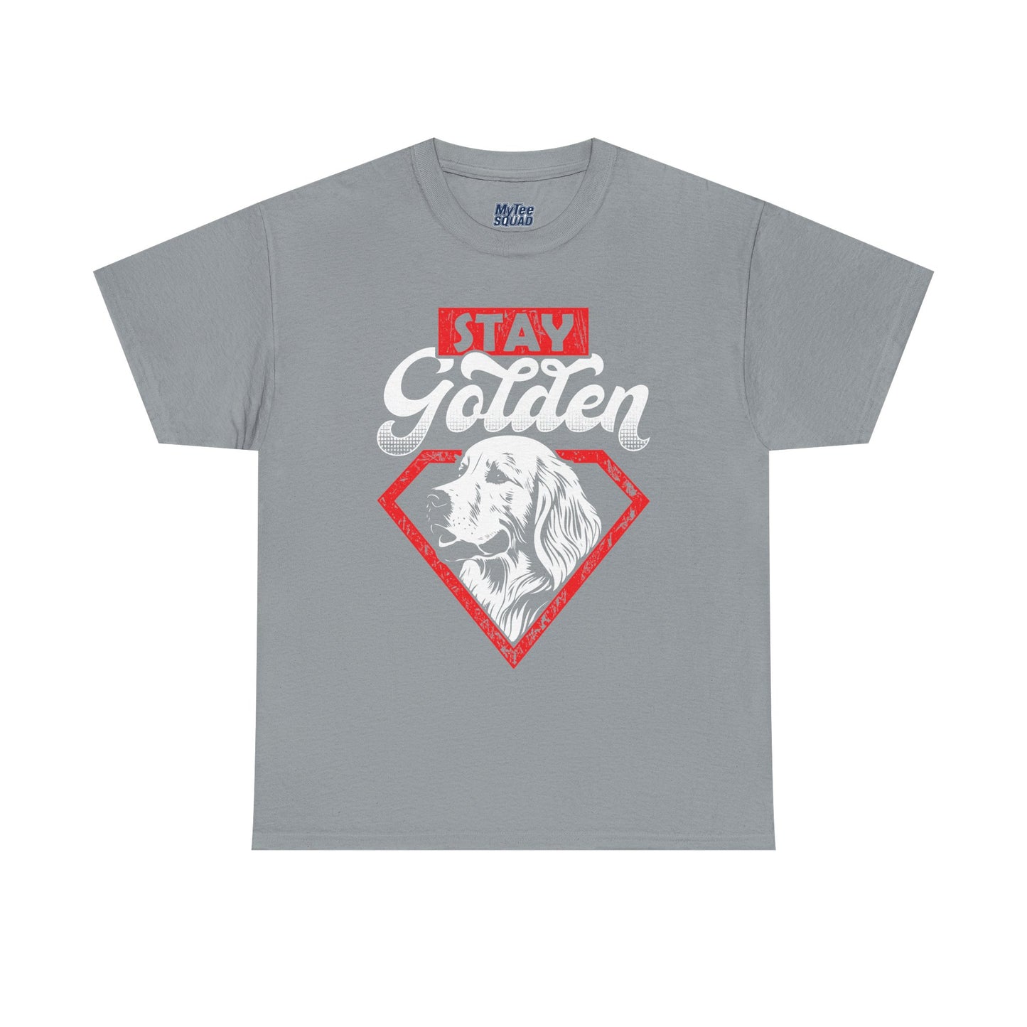 Stay Golden Unisex Cotton T-Shirt | Best Gift For Dog Lover