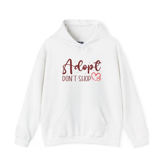 Adopt Don’t Shop Unisex Hoodie – Soft Statement Wear For Animal Lovers