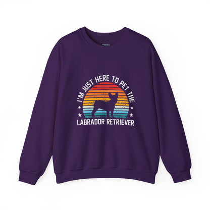 I'm Just Here To Pet The Labrador Retiever Unisex Sweatshirts