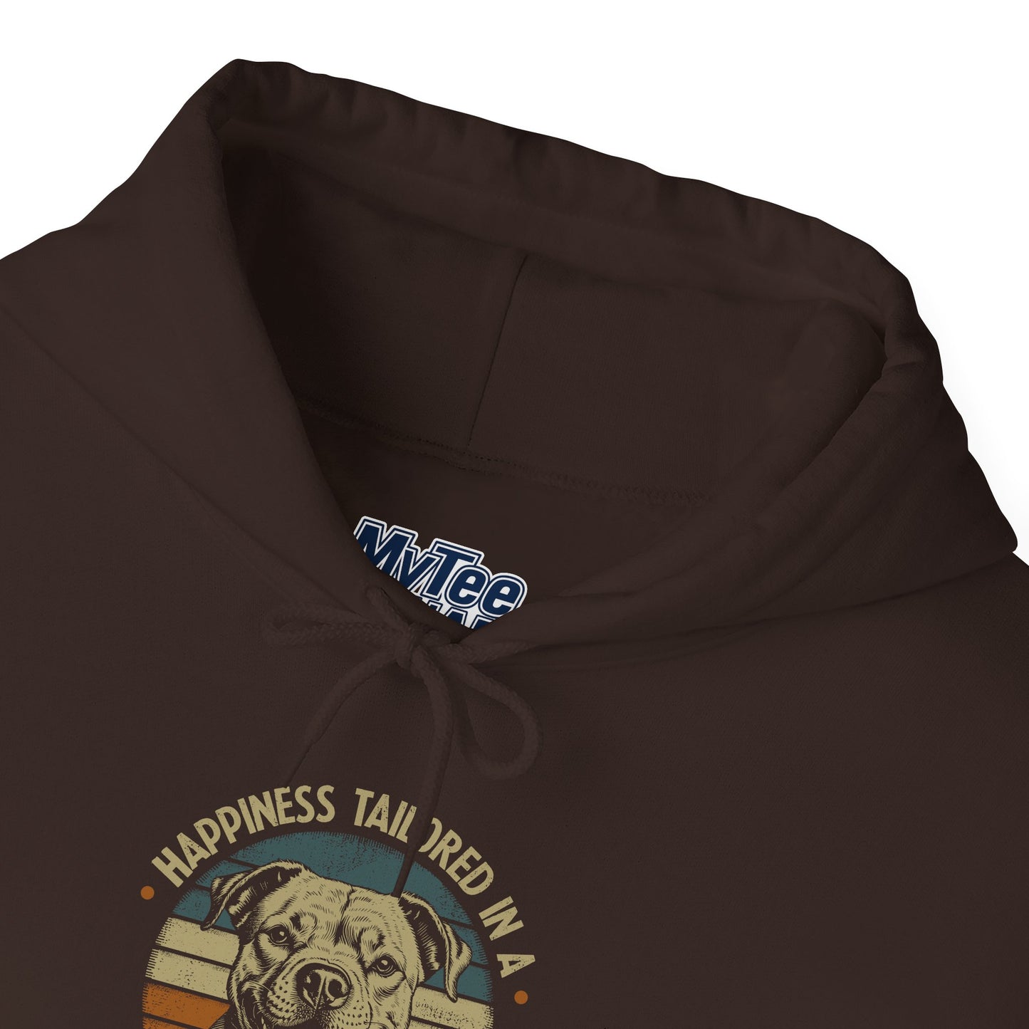 Happiness Tailored In A Pitbull Smile Unisex Heavy Blend Hoodie