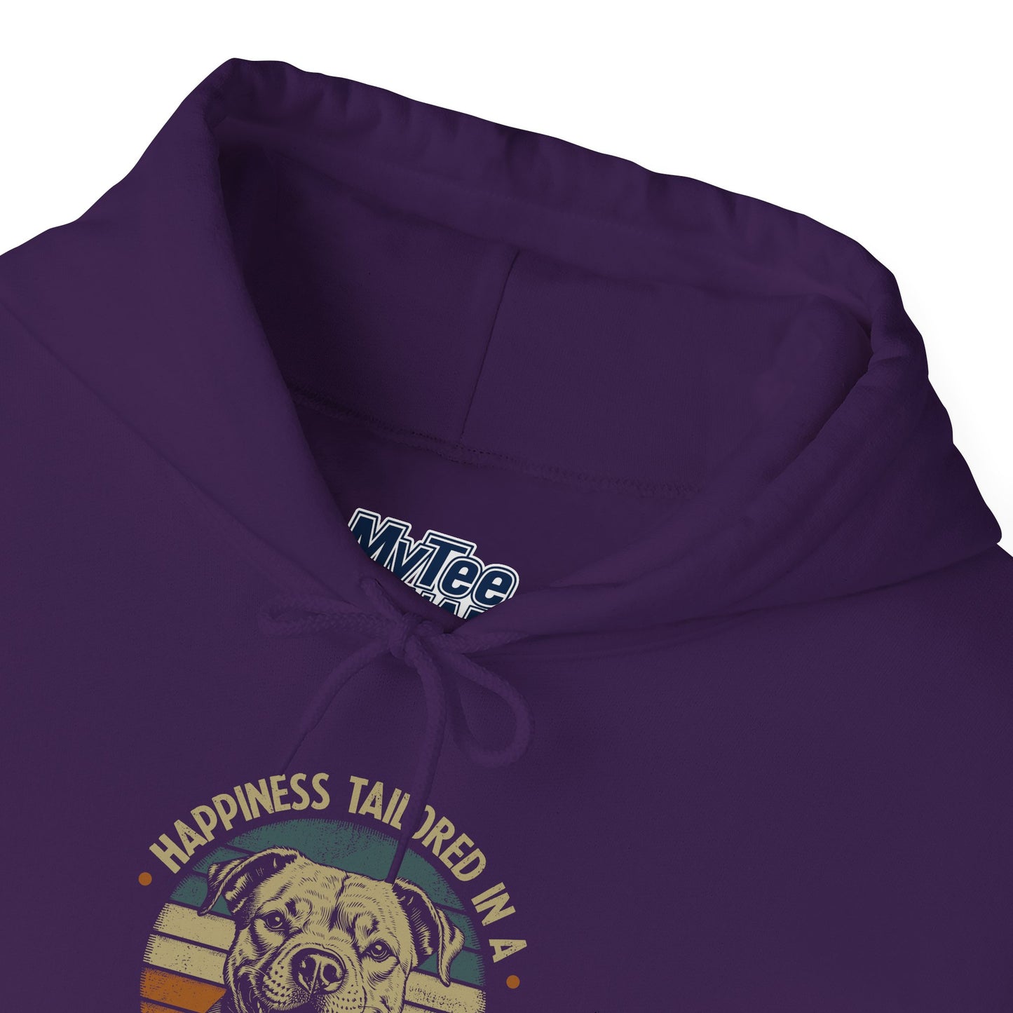 Happiness Tailored In A Pitbull Smile Unisex Heavy Blend Hoodie