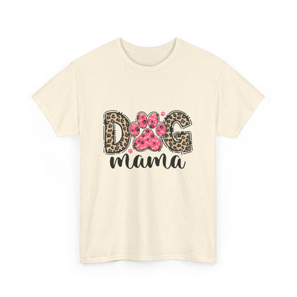 Dog Mama Graphic Cotton T-Shirt | Perfect for Pet Lovers