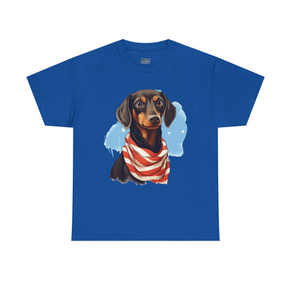 Patriotic Dachshund Unisex T-Shirt