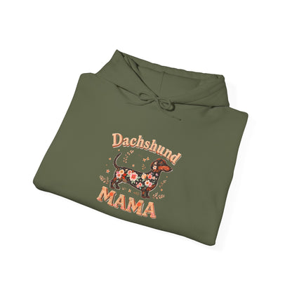 Dachshund Mama Everyday Hoodie – Floral Comfort For Pup Fans