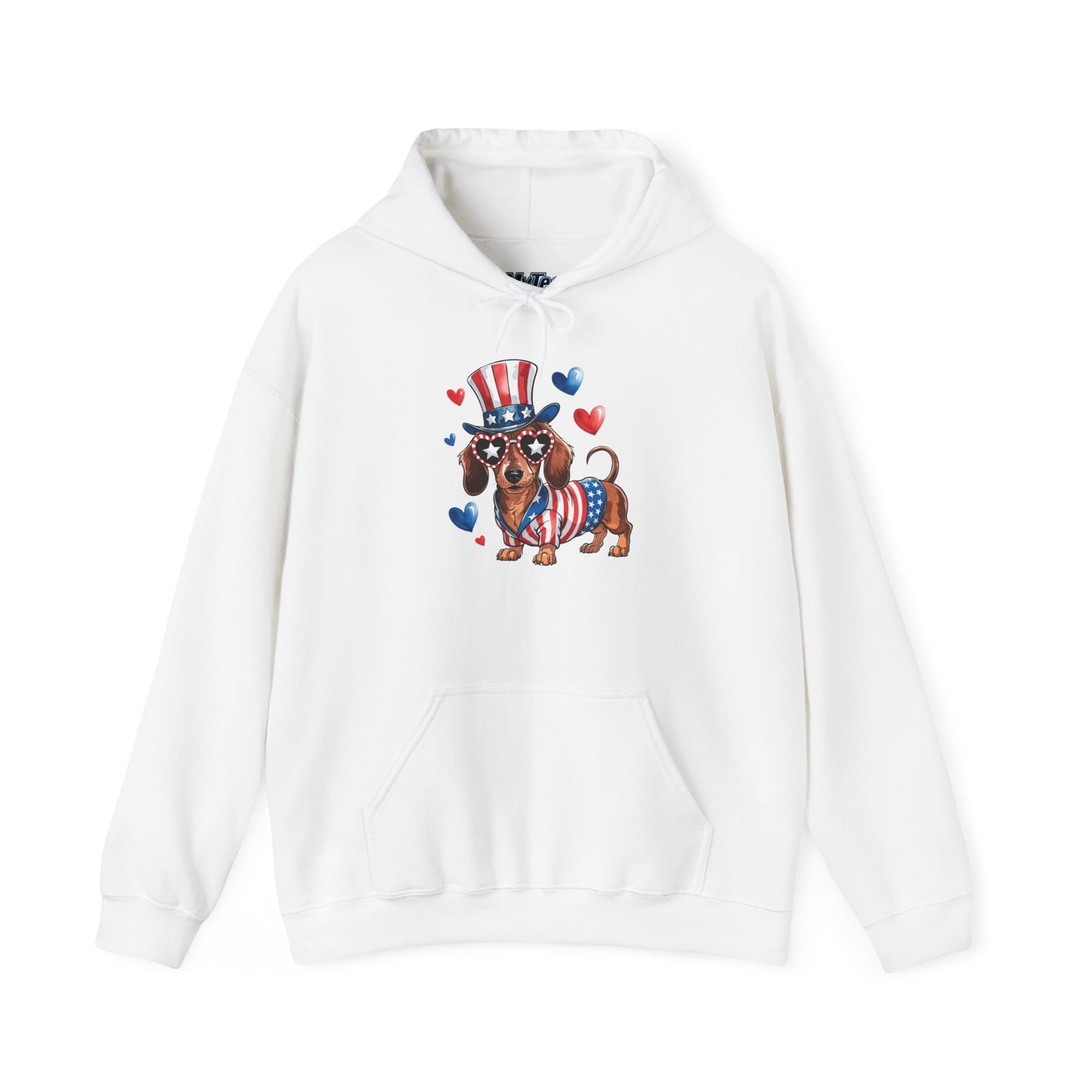 Patriotic Dachshund Unisex Hoodie - Perfect For 4th Of July