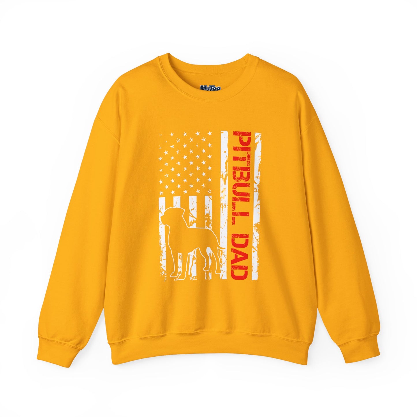 Pitbull Dad Crewneck Sweatshirt | Cozy Gift for Dog Lovers | Unique Pet Owner Apparel | Father's Day Gift