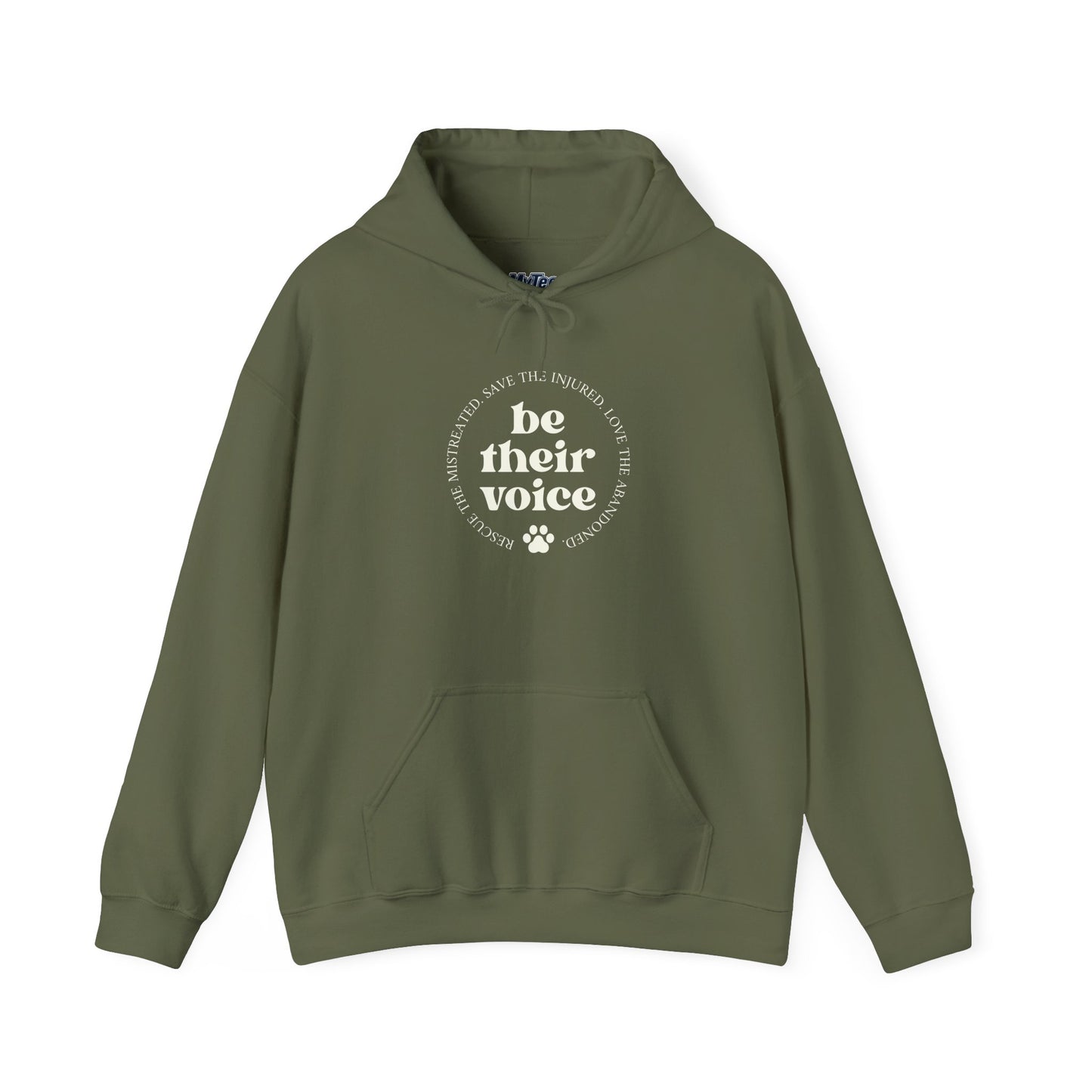 Be Their Voice Unisex Hoodie | Animal Advocacy Apparel