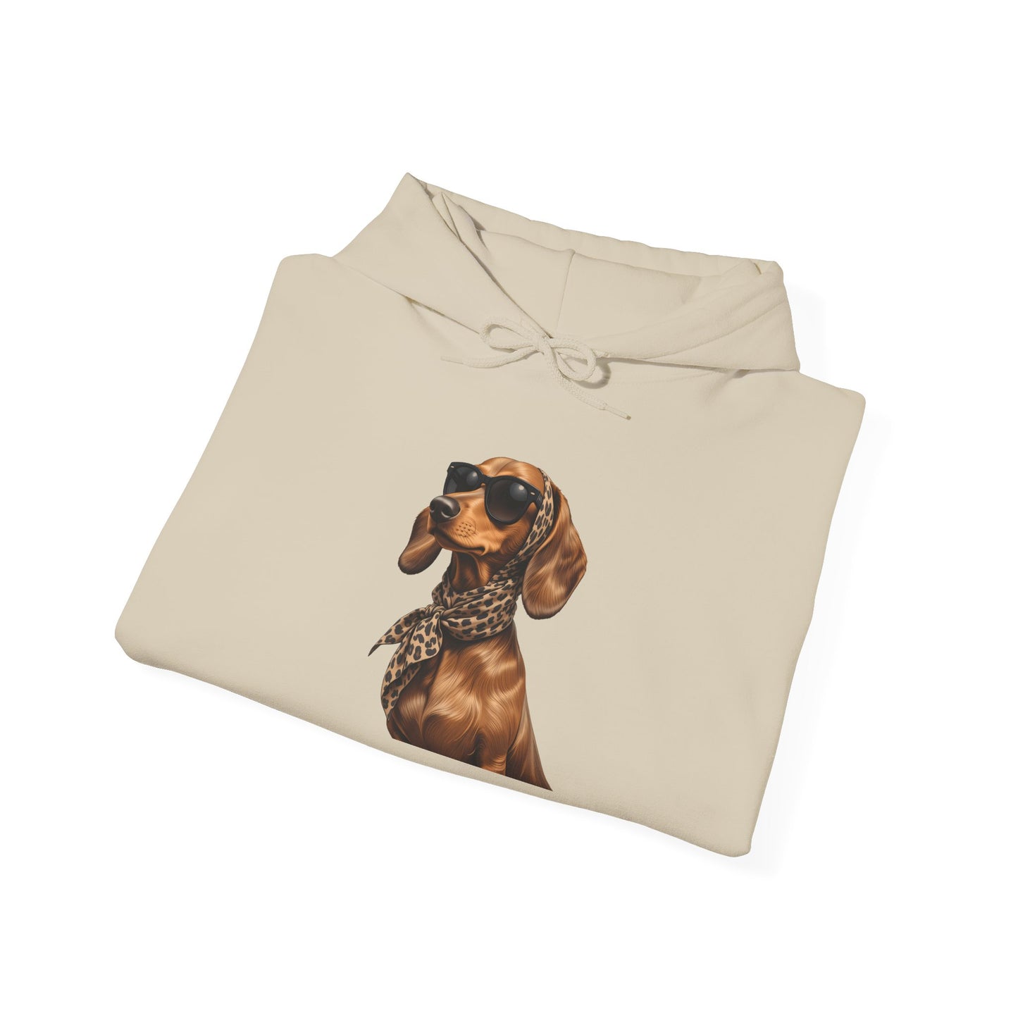 Cool Dachshund Dog Sunglasses Unisex Hoodie |  Dog Lover Gift, Pet-Themed Fashion